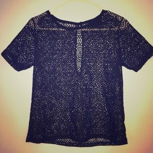 CLOSET CLOSING! Lace Top, Harlowe & Graham sz S